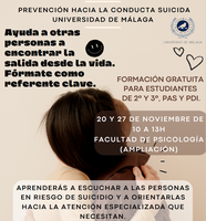 Prevención contra el suicidio: Formación de referentes clave