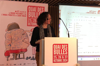 El proyecto Erasmus+ 'Cómic&Digital', presentado en el 43º Festival Quai des Bulles de Saint-Malo, Francia