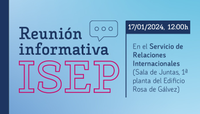 Convocatoria ISEP 2024/2025 - Reunión informativa