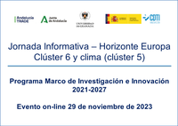 Infoday Horizonte Europa sobre el clúster 6 y clima (clúster 5).