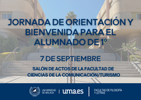 Jornadas de Orientación y Bienvenida para el Alumnado de 1º