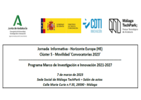 Jornada Informativa Horizonte Europa, Clúster 5 – Movilidad, Convocatorias 2023