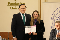 La alumna de la Facultad de Derecho María del Carmen Salazar, premio andaluz a la mejor trayectoria académica