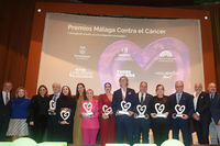 La I edición de los Premios Málaga Contra el Cáncer reconocen al rector de la UMA