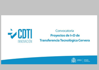 Proyectos de I+D de Transferencia Tecnológica Cervera