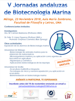 V Jornada Andaluza de Biotecnología Marina