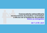 Convocatoria extraordinaria reconocimientos