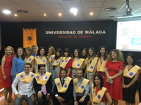 Graduación del alumnado del "I Experto Universitario en Turismo MICE"