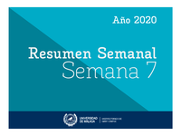 Resumen Semanal | Semana 7 | 2020