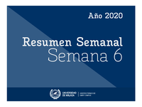 Resumen Semanal | Semana 6 | 2020