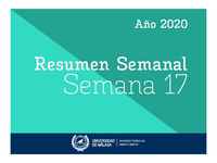 Resumen Semanal | Semana 17 | 2020