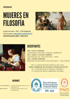 Webinar "Mujeres en Filosofía"