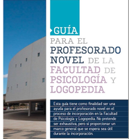 Guía para el Profesorado Novel de la Facultad de Psicología y Logopedia