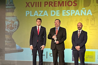 El catedrático de Geografía Física José Damián Ruiz Sinoga recibe un Premio Plaza de España 2022