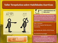 Taller terapéutico sobre habilidades asertivas