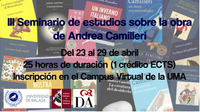 III Seminario de estudios sobre la obra de Andrea Camilleri 