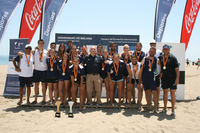 La UMA logra una medalla de oro y una de plata en los Universitarios de Balonmano Playa