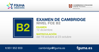 Examen Cambridge (nivel B2)