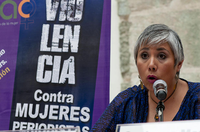 La periodista mexicana Lucía Lagunes, VI Premio Internacional de Libertad de Prensa de la UMA