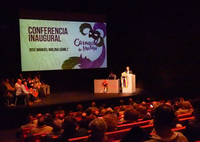 Pepe Molina, trabajador de la UMA, pronuncia la conferencia inaugural del Carnaval 2016