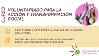 Voluntariado para la acción  Y transformación social