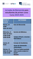 Jornadas Bienvenida 2024