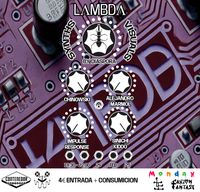 LAMBDAxDIÁSPORA Chinowski, Alejandro Marmol, Jorge Villén Molina, Víctor Ayala Cano Música electrónica  19.30h  Este espectáculo presenta tres actuaciones a través de cuatro artistas desde distintas d