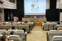 Un instante de la inauguración de la Jornada, que se ha celebrado en la Facultad de Ciencias de la Educación