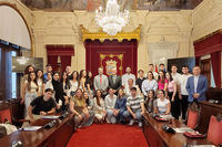 Visita al ayuntamiento de Málaga