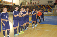 Equipo de la UMA en el parido de cuartos de final