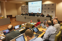 Inauguración en el Rectorado del panel sobre cambio climático de las Naciones Unidas