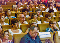 Alumnos del Aula de Mayores en un edición anterior