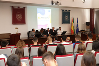 Inauguración de las jornadas en la Facultad de Ciencias de la Educación