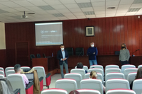 Inauguración de la primera de las conferencias del ciclo, en la Facultad de Derecho