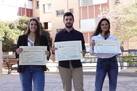 Clara Burgos, Borja García y Sofía Rodríguez