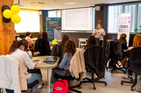 Participantes del ‘Educathon 24 - Girls in STEM’ , que se celebra en el Link by UMA