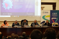 Un instante de la inauguración del encuentro en la Facultad de Medicina